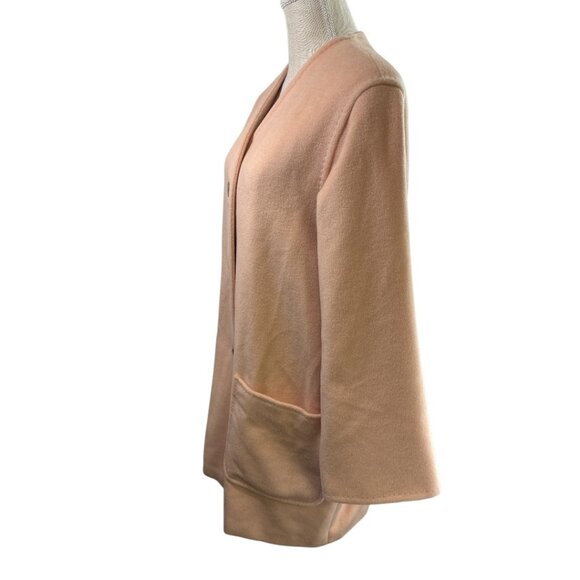 MAX MARA Wool Cashmere Coat Oversized US8 Made in Italy Old Money * Moth Holes - Picture 6 of 16